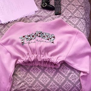 thrasher cropped hoodie